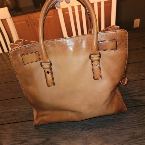 Michael Kors Brown Ombre Leather Hamilton! - Picture 5 of 8